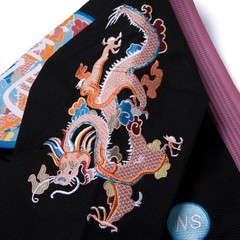 Albino and Preto Year of the Dragon BJJ Gi: Black BJJ Gi + Free Tariff Postage