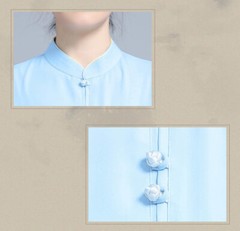 Summer Tai Chi Clothes Wushu Clothing Kung Fu Dress Martial Art Uniform Flowy