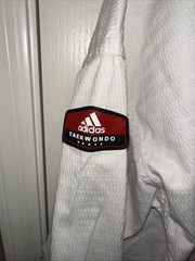 Vintage Adidas Taekwondo World Federation Uniform Set Size 5 190cm Korea TKD