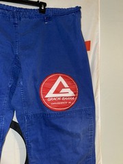 Gracie Barra Pants Adult A5 Blue Equipe GB Edition Jiu Jitsu Ripstop BJJ