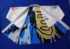 Albino & Preto Style Basquiat BJJ Gi White – A&P Artist Series Kimono A0-A4