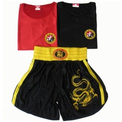 Men Women Boxing Sanda Uniform MMA Muay Thai Kung Fu Martial Arts Dragon