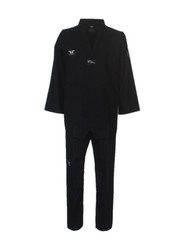 Tusah Black Terra Uniform Black World Taekwondo Outfit Martial Arts Combat Sz 2