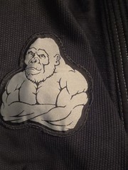 SBG Gi A2 Black Straight Blast Gym MMA Martial Arts JuJitSu
