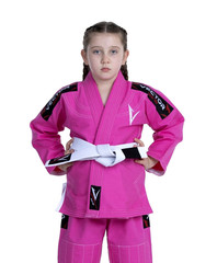 NEW Vector Sports Atilla Series K4 PINK Youth Jiu Jitsu Gi (3) Piece Uniform