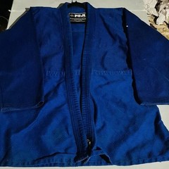 Fuji GI Gear Kimono Size 4 Unisex – Martial Arts Training Gi Blue White Heavy Du