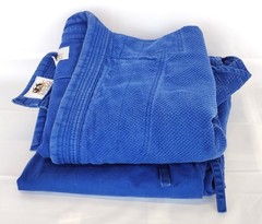 Bushido Martial Arts Supply Jiu Jitsu Kimono Gi Blue Heavyweight 4/180