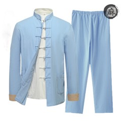 3pcs/set cotton&linen tang suit kung fu tai chi clothing martial arts uniforms