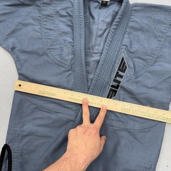 Elite Sports Unisex BJJ Gi Jacket A1 Blue Pearl Weave Jiu Jitsu MMA Sport