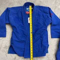 Gracie Barra Set Pants Top Youth Y3 Blue Gi Equipe GB Edition Jiu Jitsu Set