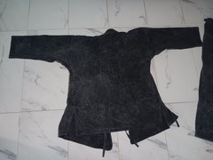 Shureido Karate Uniform size 3.5 Black Made In Japan Jacket Pants Set