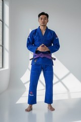 BJJ Gi Men’s Brazilian Jiu Jitsu Kimono White Black Blue Grey Premium Adult UK