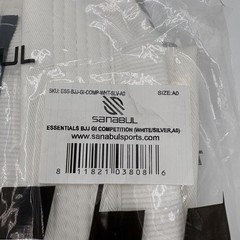 Sanabul Essential BJJ Gi Men Brazilian Jiu-Jitsu Lightweight White A0