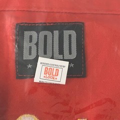 Bold Look JACOBS Embroidered Logo Size 5 Red Super Middleweight V Neck Set New