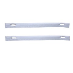 pair of Leather White Men Chichikawa-Leather strap Kendo supplies Armor parts Th