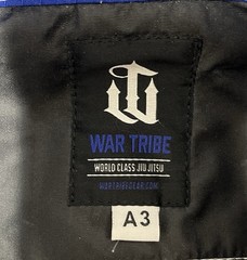 War Tribe World Class Jiu Jitsu Gi jacket Top Shirt Mens A3 NWT