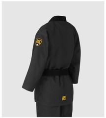 MOOTO MTX Slate Gray Color Uniform WT Demonstration Black Team Dobok Performance