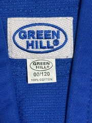 Green Hill Judo Suit Junior Blue suit Martial Arts Suit Belt Judo Free Shipping
