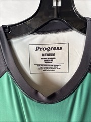 Progress “Bengal” BJJ MMA Black And Green Rashguard Size Medium