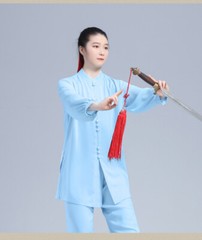 Summer Tai Chi Clothes Wushu Clothing Kung Fu Dress Martial Art Uniform Flowy