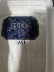 ATOS Jiu-Jitsu Jitsu Gi White A4 Unworn