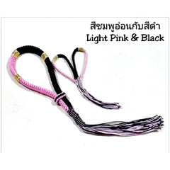 Mongkol Prajiat Muay Thai Set Tranditional Boxing Color Pink Black Handmand Head