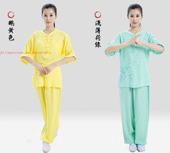 Summer Women’s Tai Chi Suit Kung Fu Costum Morning Exercise Uniform martial arts