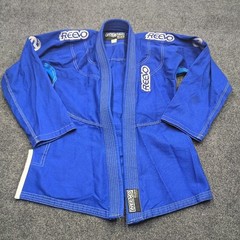REEVO Guard Ultralight BLUE Gi Adult Size A1L Brazillian Jiu Jitsu Top Only