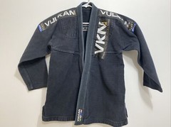 Men’s Vulkan The Real Jiu Jitsu Black Top Pro A2 Fight Wear 100% Cotton Jacket