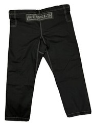 BJJ Gi Shoyoroll Cut Batch 51 REBEL Japan BJJ Uniform 450 GSM Black **With Bag**