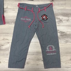 War Tribe Lion Heart Jiu Jitsu Gi Womens W0 Gray Pink Uniform BJJ Martial Arts