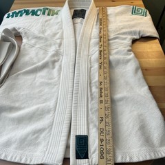 HYPNOTIK Gi Mens Size A3L White Kimono Jiu Jitsu Uniform Top MMA Heavy Cotton