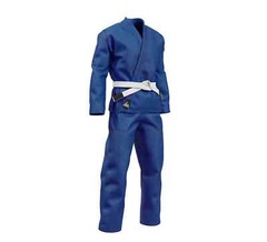 New Fuji Sports Mens Brazilian Jiu Jitsu Starter Gi Jiu-Jitsu BJJ – Blue w/ Belt