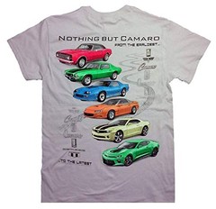Joe Blow T’s Chevy Camaro T-Shirt – 100% Cotton – Preshrunk XX-Large Grey