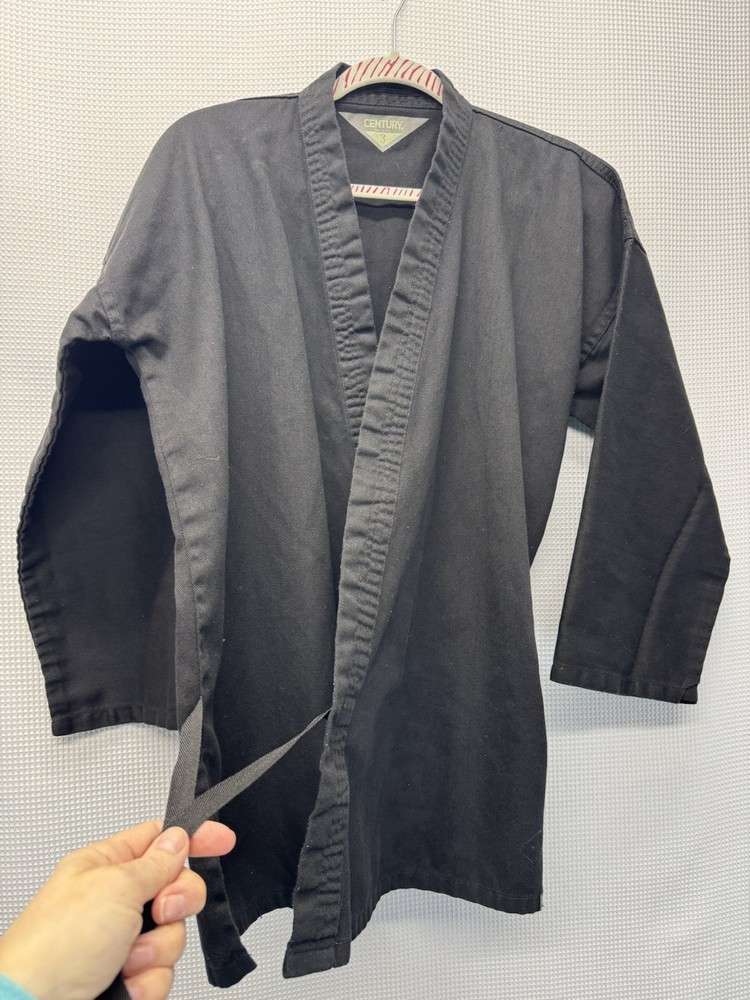 Vintage Century Brand Karate Crossover 2 Piece Uniform Unisex Sz 3 Black Q111