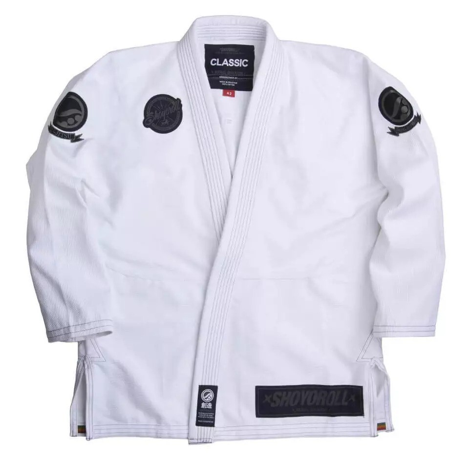 Shoyoroll BJJ Gi Karate Suit Batch -51 kimono Uniform 450 GSM White & Black+ Bag