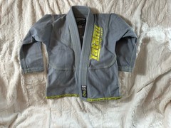 Tatami Animal Jiu-Jitsu Kimono Gray Yellow M00 Kids Unisex Jiu-Jitsu Gi