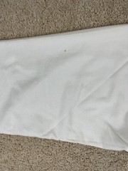 Taekwondo Uniform Mens Size 48 Relaxed Fit V-Neck Side Slit Drawstring White