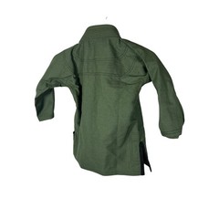 Hawk Jiu Jitsu Brazilian Martial Arts Gi Jacket Olive Green K00 100% Cotton