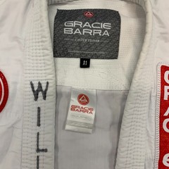 Gracie Barra Atleta Equipe Edition BJJ Gi A1 White Complete Set