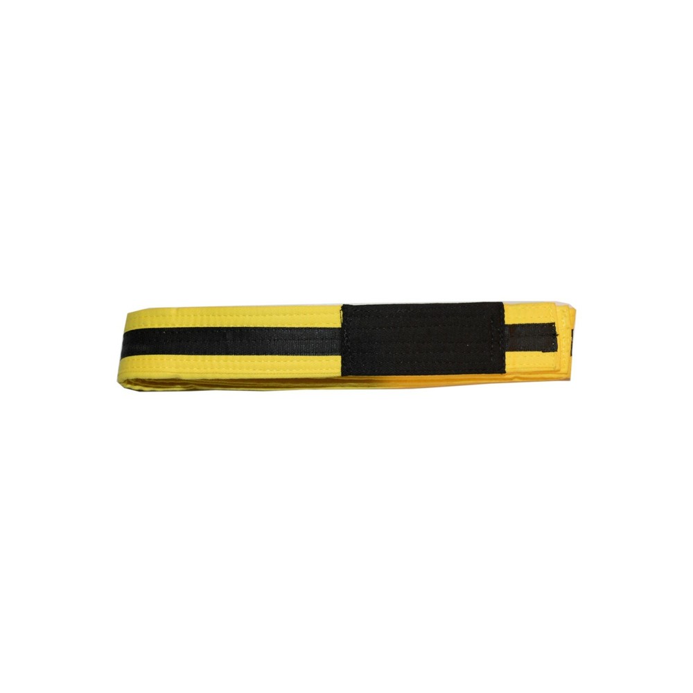 Youth Brazilian Jiu Jitsu Belt Kid BJJ Yellow/Black Belt Size XL 100% Handmade