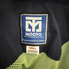 MOOTO Blue Full Zip Tae Kwon Do Wind Breaker Jacket Youth Size 150(1) Tae Ryong