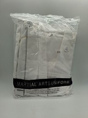 Martial Arts Uniform Quest Martial Arts White Gi, Pants and Belt Size 6 200cm