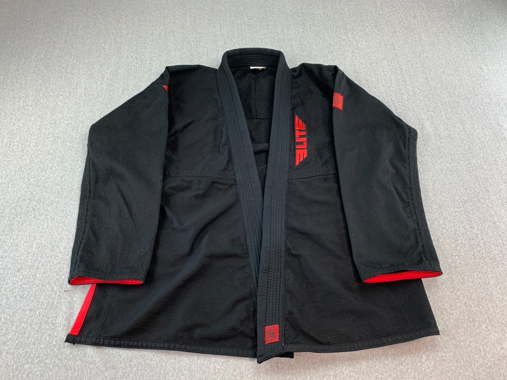 Elite Brazilian Jiu Jitsu Gi Jacket Top Adult F3 Black Martial Arts BJJ IBJJF