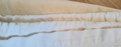 Vtg KI International Martial Arts Gi Pants White 100% Cotton Hong Kong 44″x25″