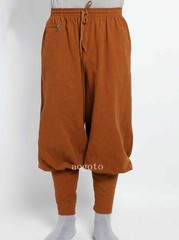 Buddhist Zen Martial Arts Linen Pants High Quality Shaolin Monk Kung Fu Pants