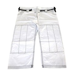 Martial Sports Premium Brazilian Jiu Jitsu Gi White/Blk Free Belt Free Shipping