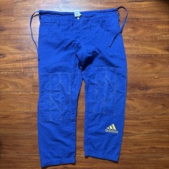 Adidas JUI JITSU Martial Arts MMA Blue GI Pants BJJ Men’s Size A1 Active EUC
