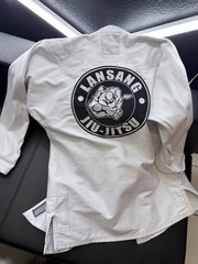 Lansang Breakpoint Kids Unisex BJJ Gi Set A-0 White Jacket & Pants
