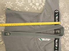 Elite Sports BJJ Gi Top A2 Gray Brazilian Jiu Jitsu MMA Combat Adult Retro 🥋